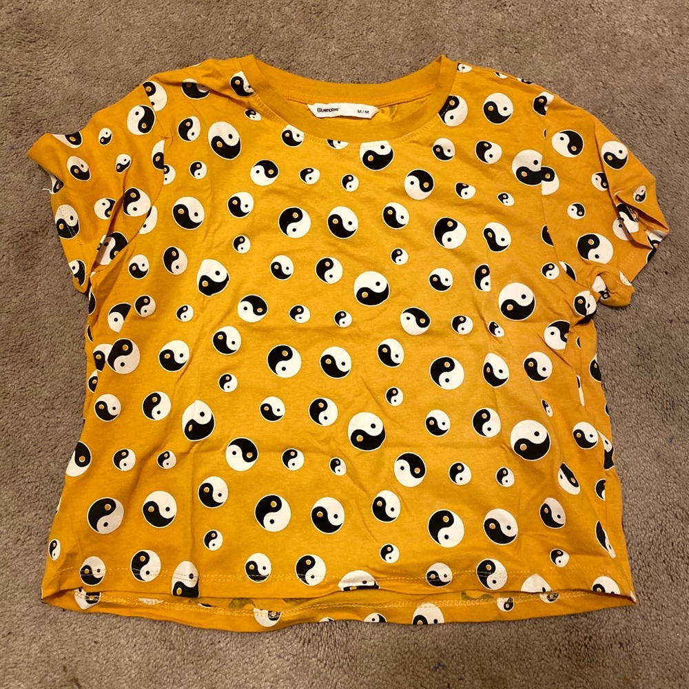 Yellow Ying Yang Shirt